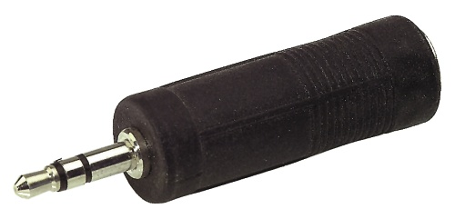 Adapter Stereoklinkenbuchse 6,3 mm auf Stereo Miniklinke 3,5 mm